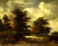 Jacob van Ruisdael - A Road leading into a Wood